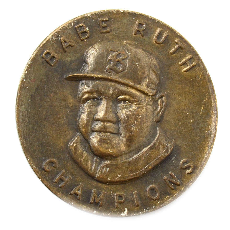 Babe Ruth Quaker Oats Pinback