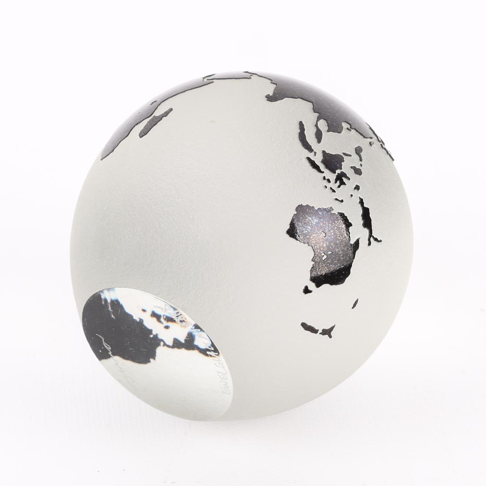 Signed Art Glass Paperweight