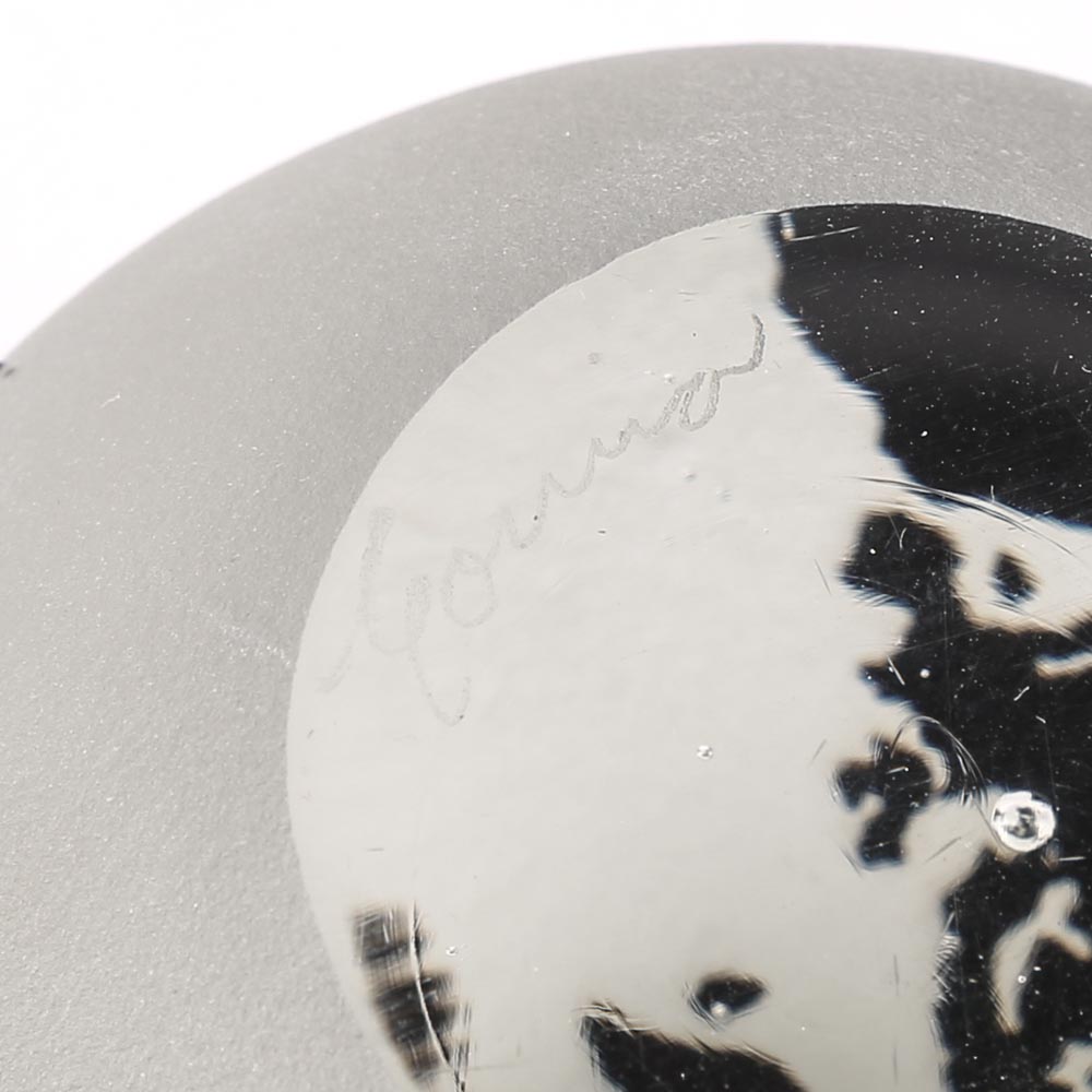 Signed Art Glass Paperweight