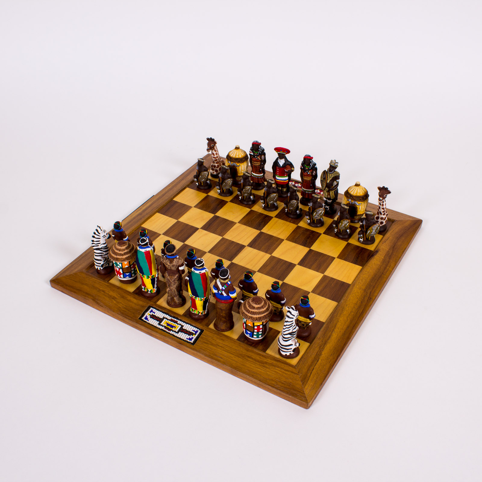 Tribal Heritage Collection Zulu & Ndebele Chess Set