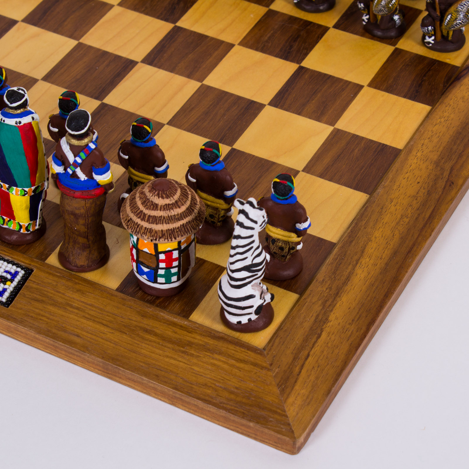 Tribal Heritage Collection Zulu & Ndebele Chess Set