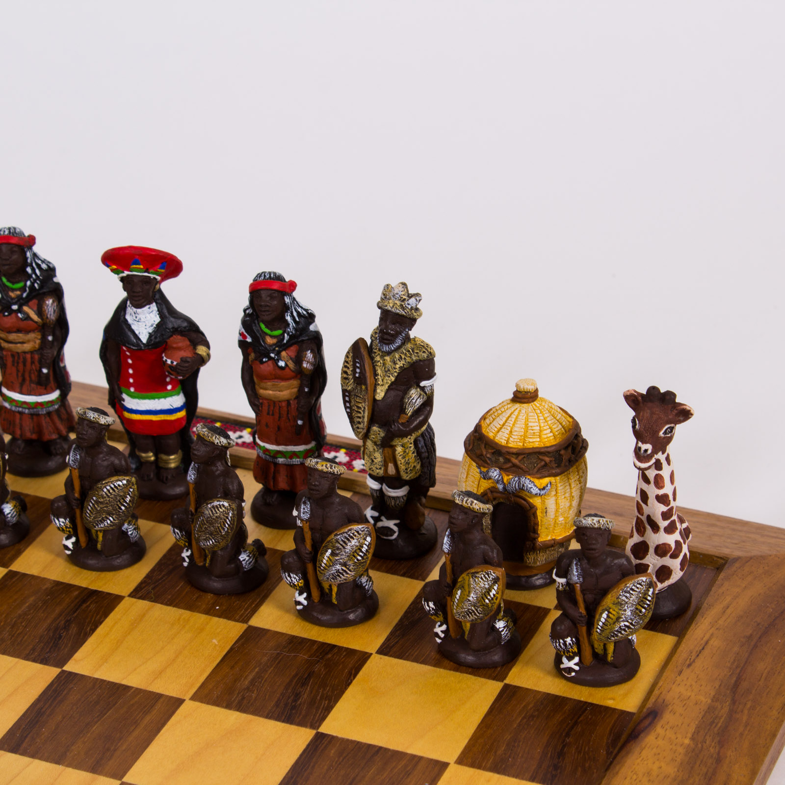 Tribal Heritage Collection Zulu & Ndebele Chess Set