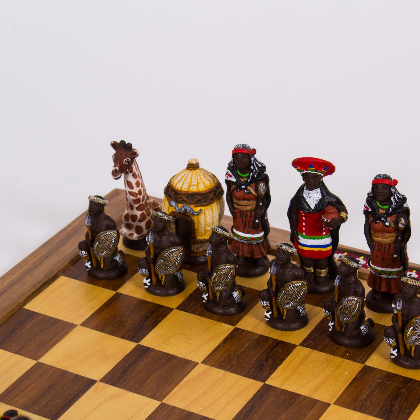 Tribal Heritage Collection Zulu & Ndebele Chess Set