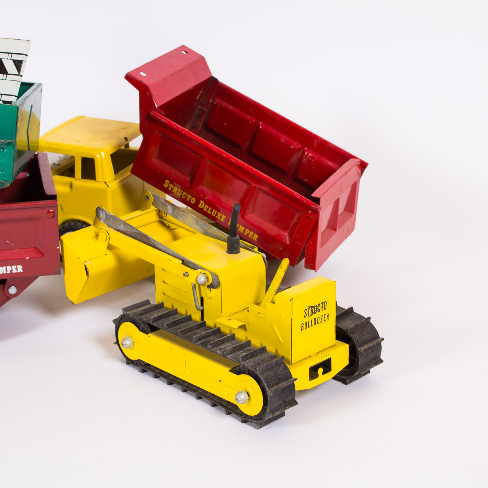 Collection of Vintage Structo Construction Toys