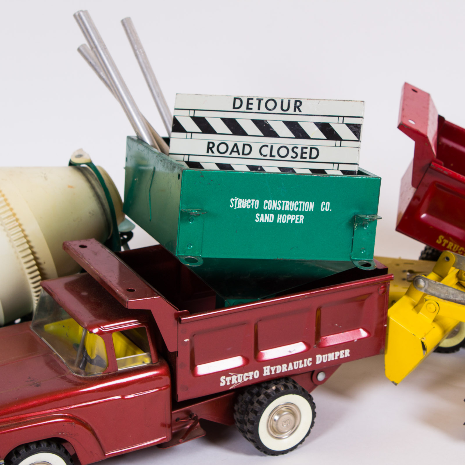 Collection of Vintage Structo Construction Toys