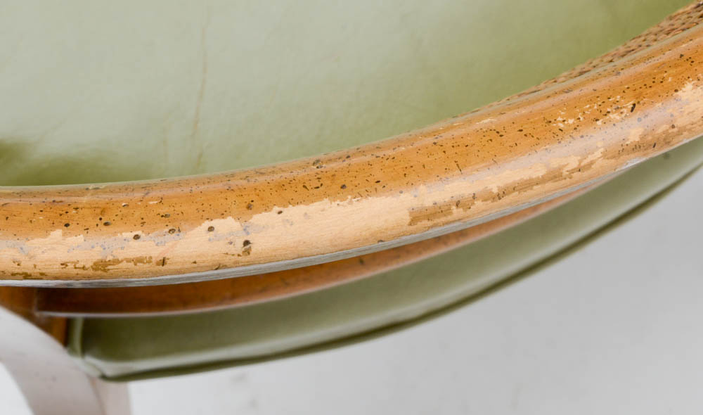 Four Caned Back Arm Chairs