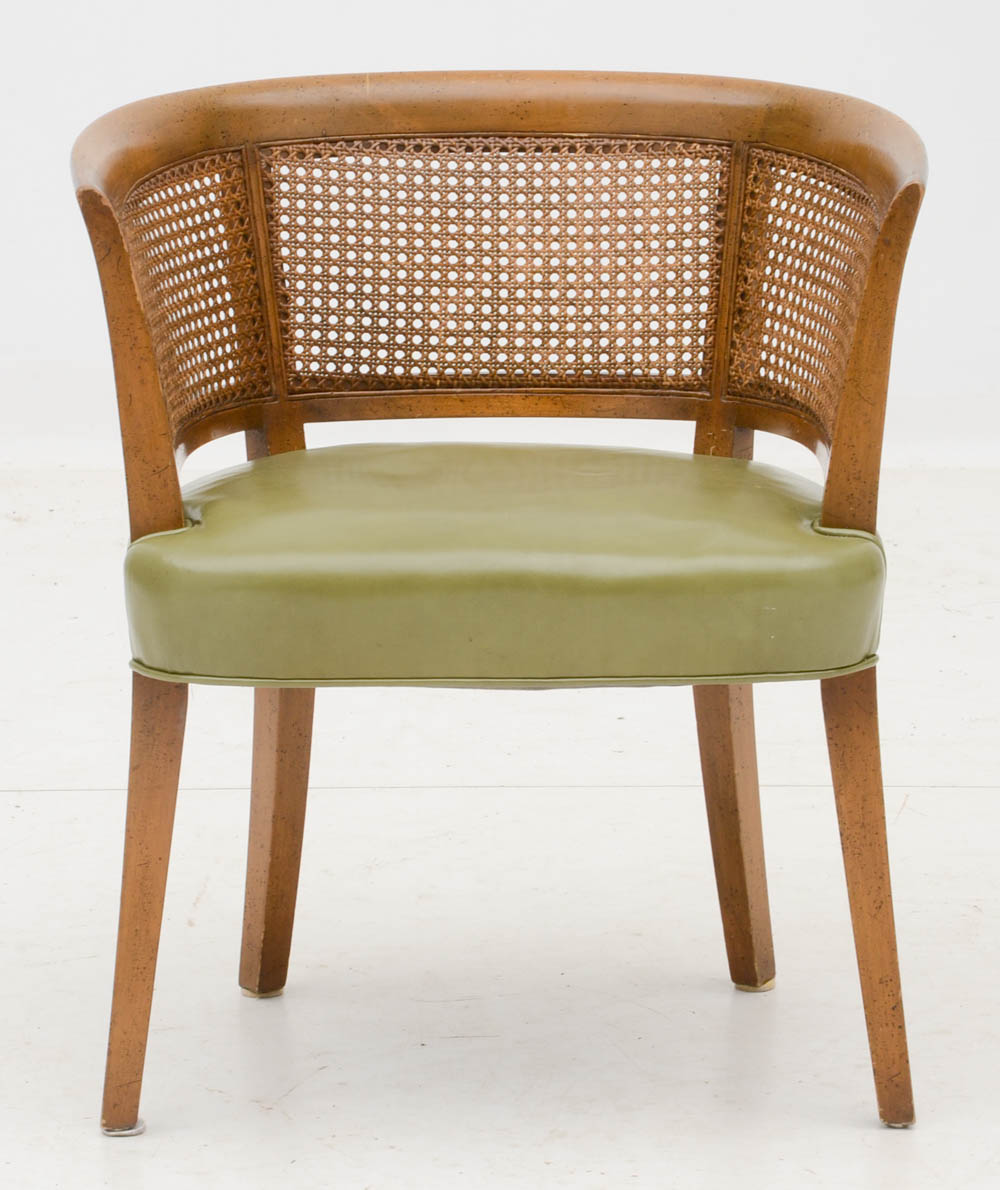 Four Caned Back Arm Chairs