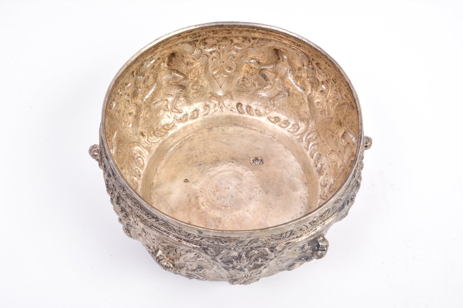 Collection of Silver Plate Thai Bowls