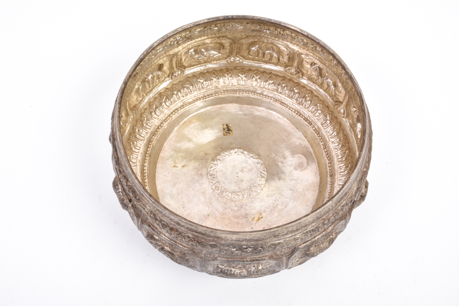 Collection of Silver Plate Thai Bowls