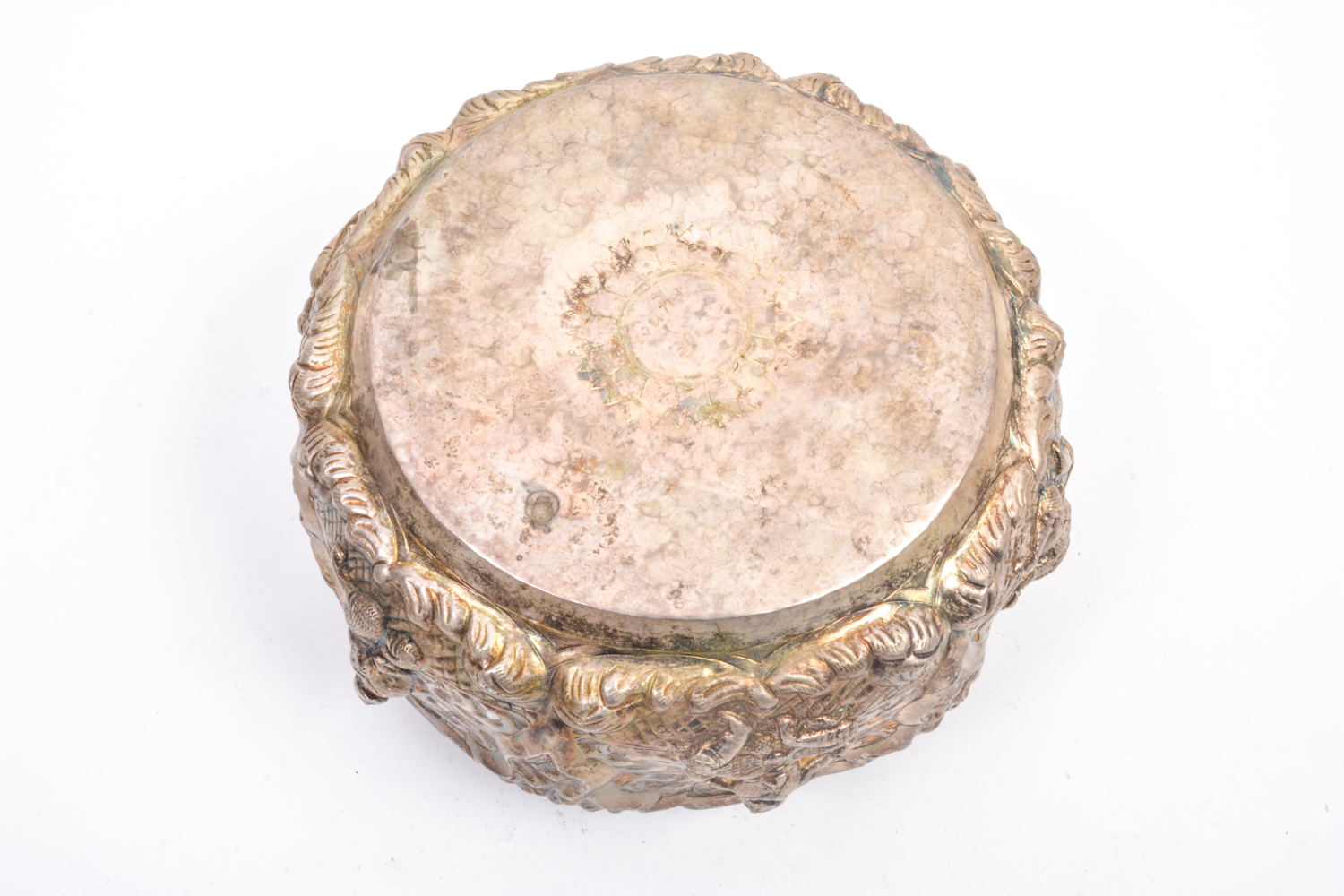 Collection of Silver Plate Thai Bowls