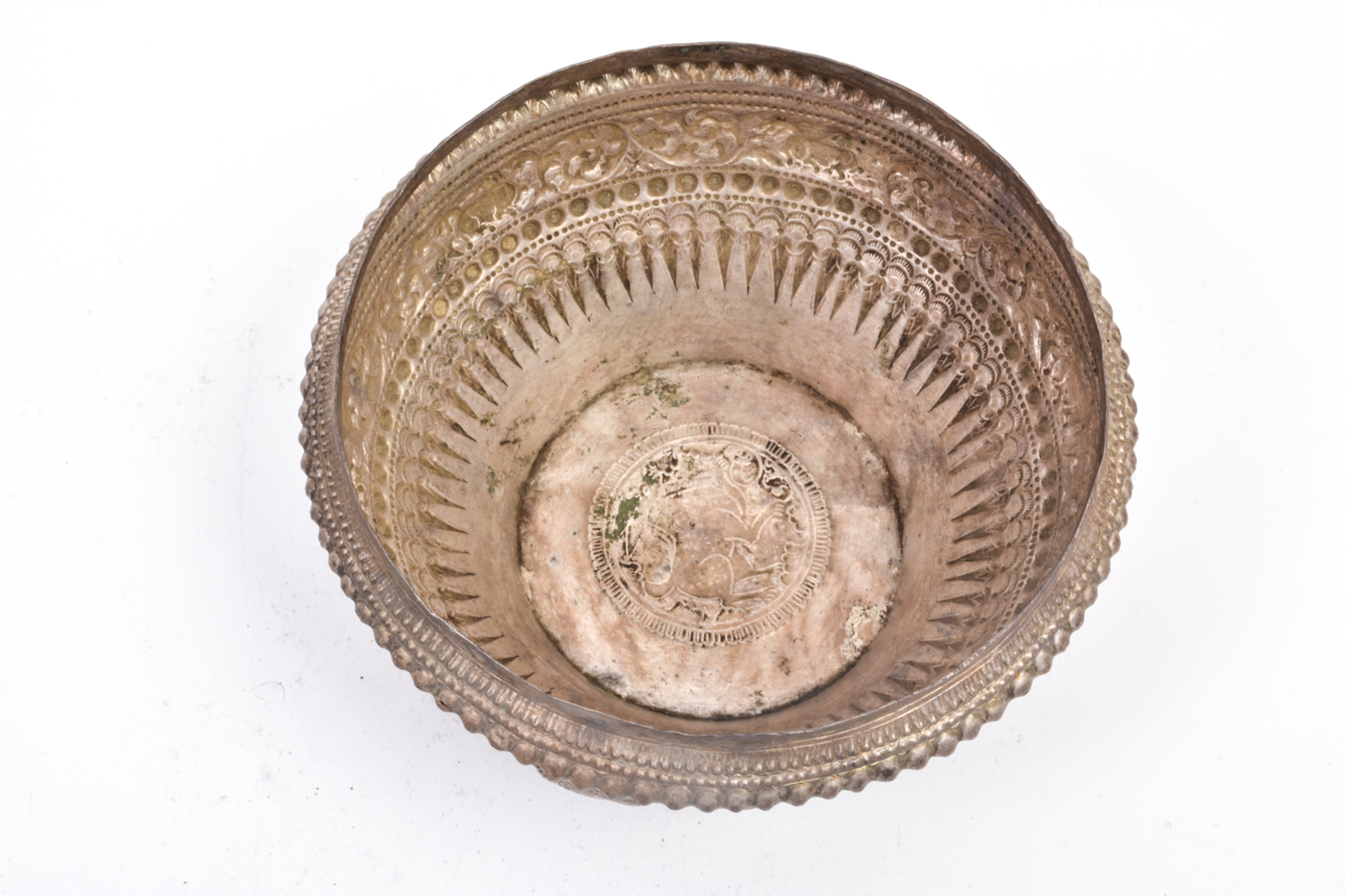 Collection of Silver Plate Thai Bowls