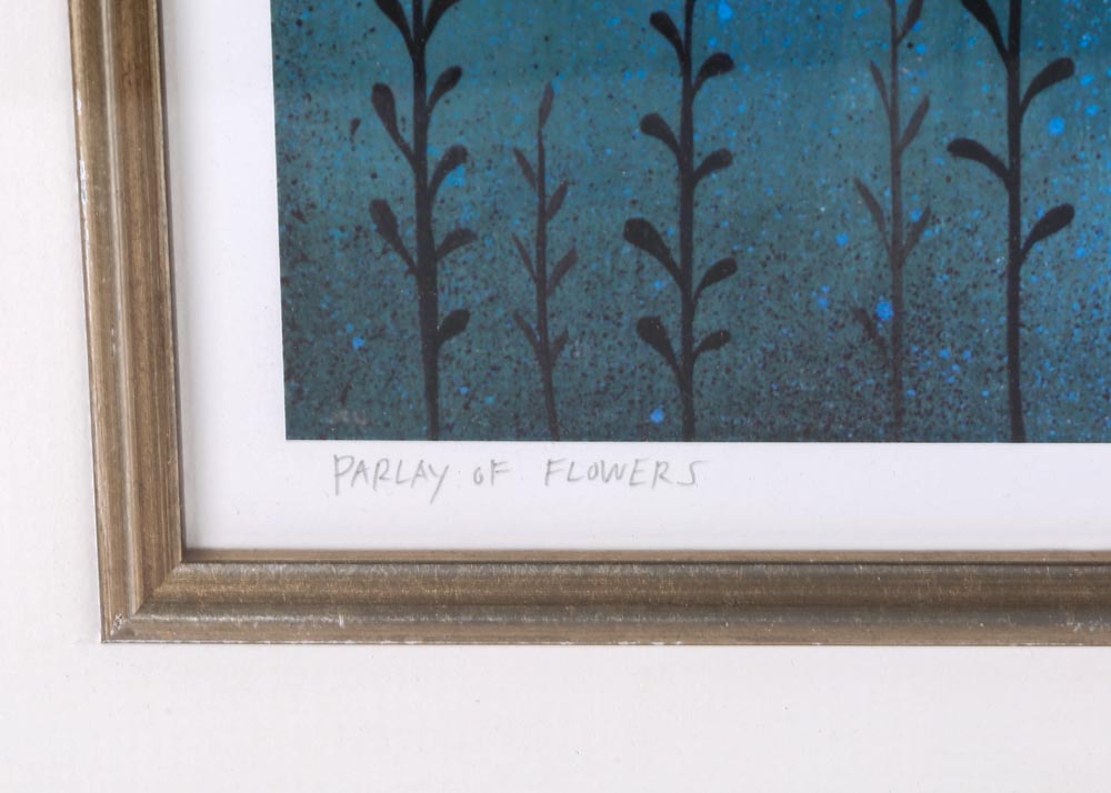 Jeremiah Ketner Limited Edition Giclee "Parlay of Flowers"