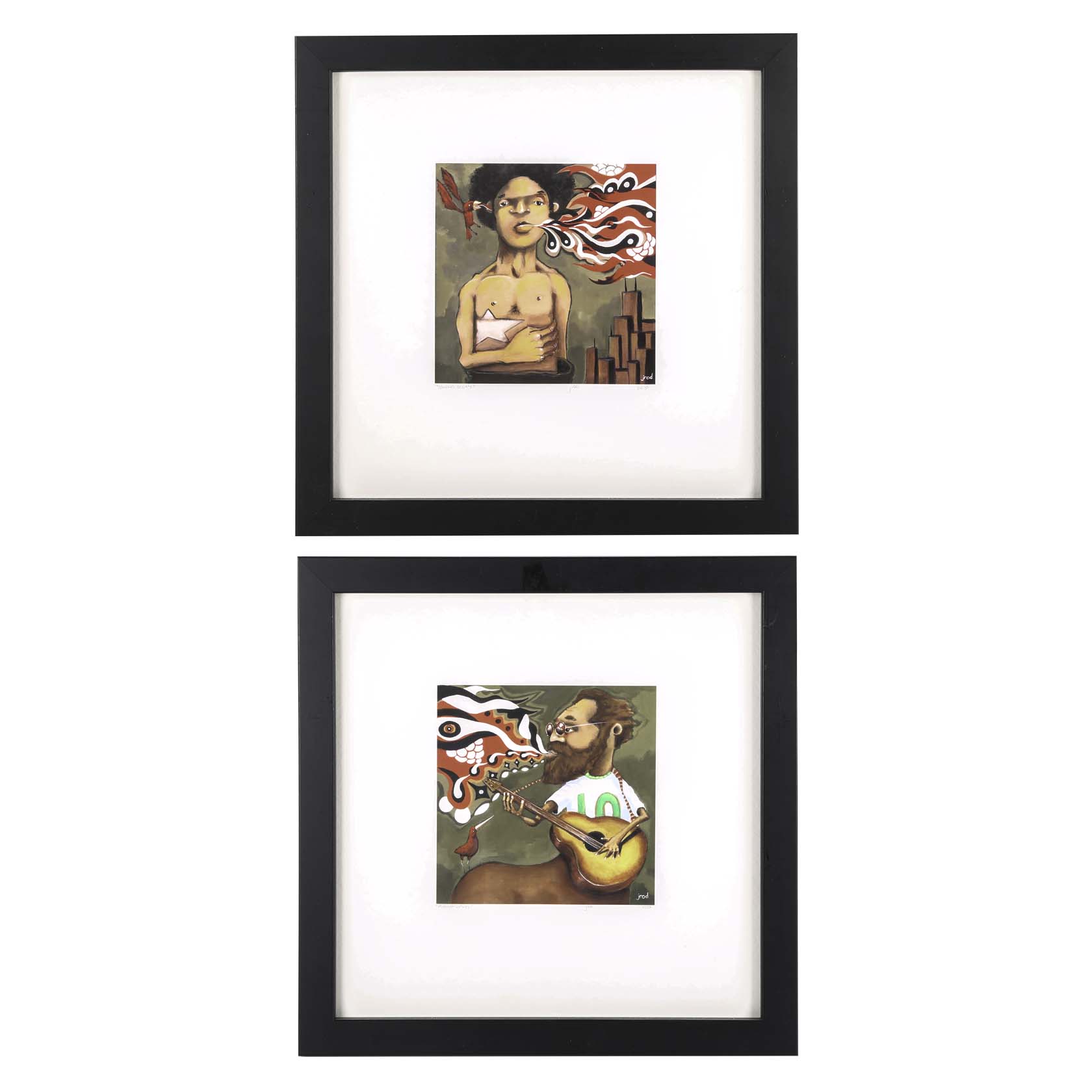 Jarrod EastmanLimited Edition Giclees "Obvious Secrets" and "Midnight Lullabies"