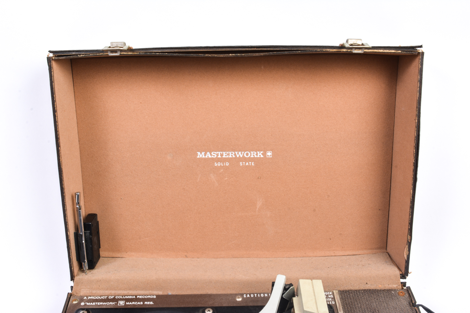 Masterwork Record Player and 45 rpm Records