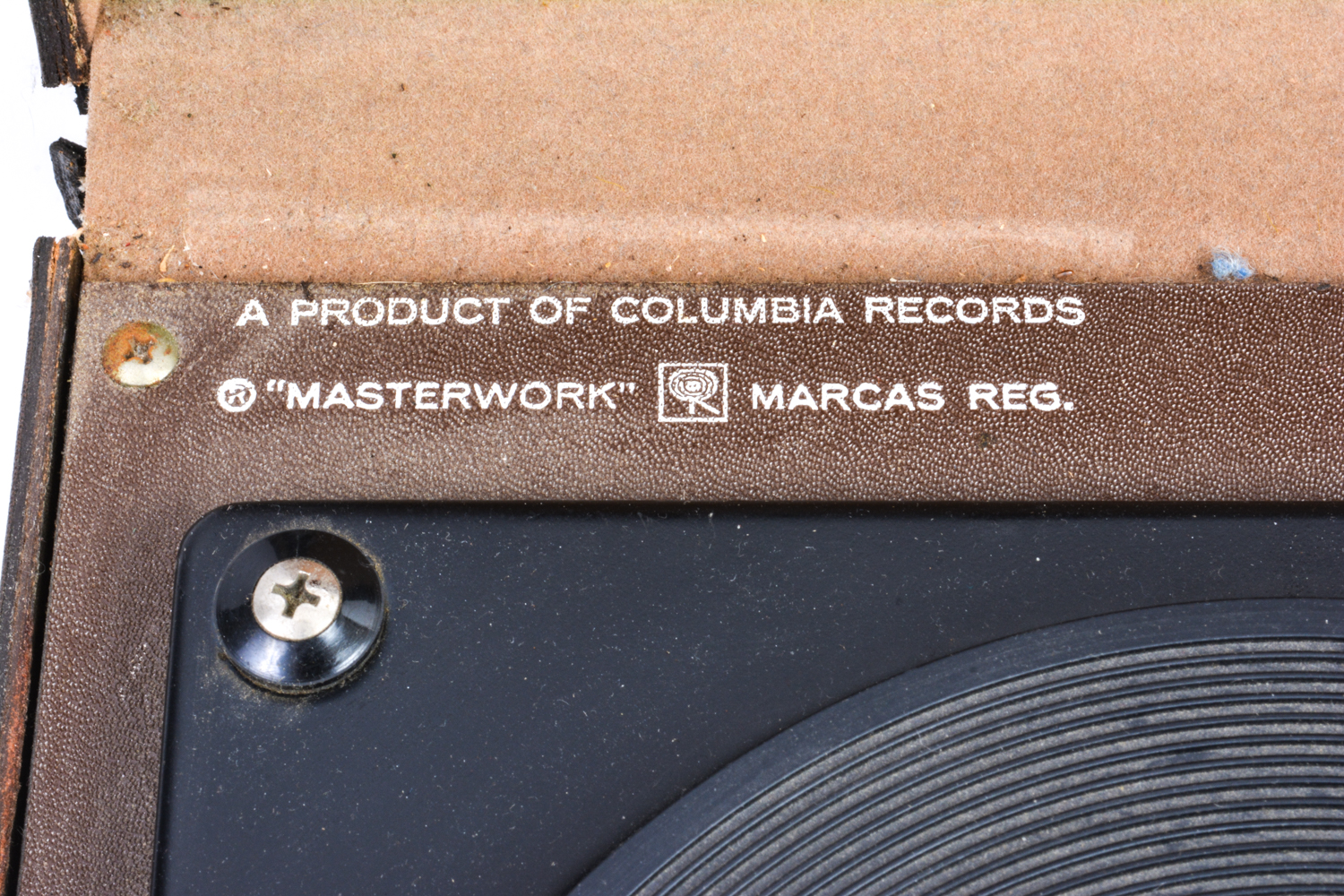 Masterwork Record Player and 45 rpm Records