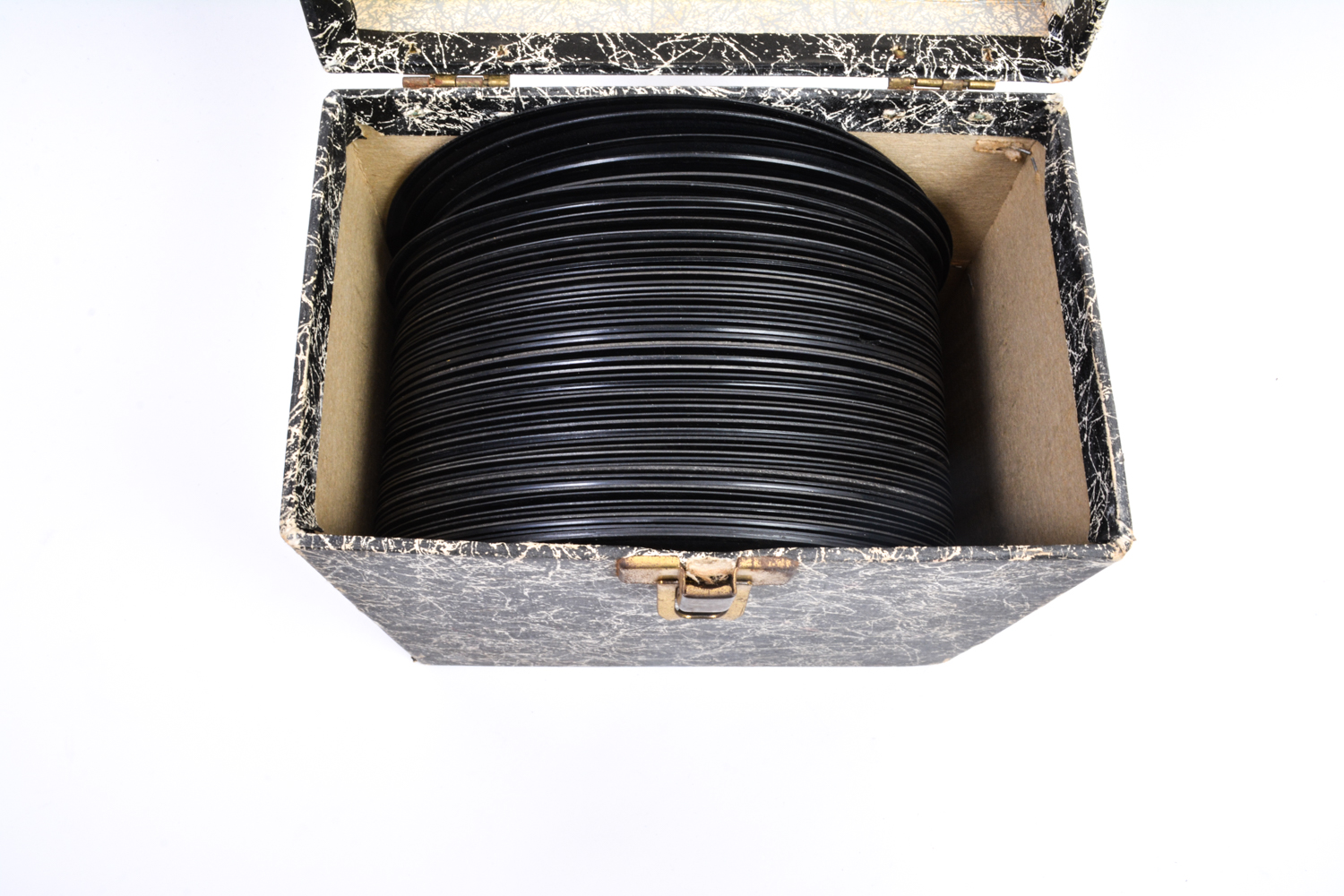 Masterwork Record Player and 45 rpm Records