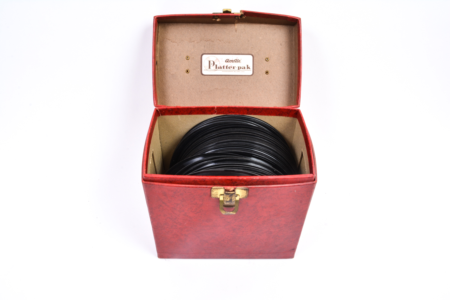 Masterwork Record Player and 45 rpm Records