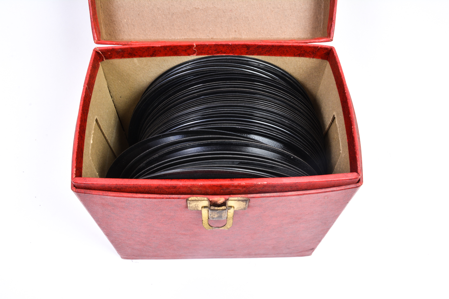 Masterwork Record Player and 45 rpm Records