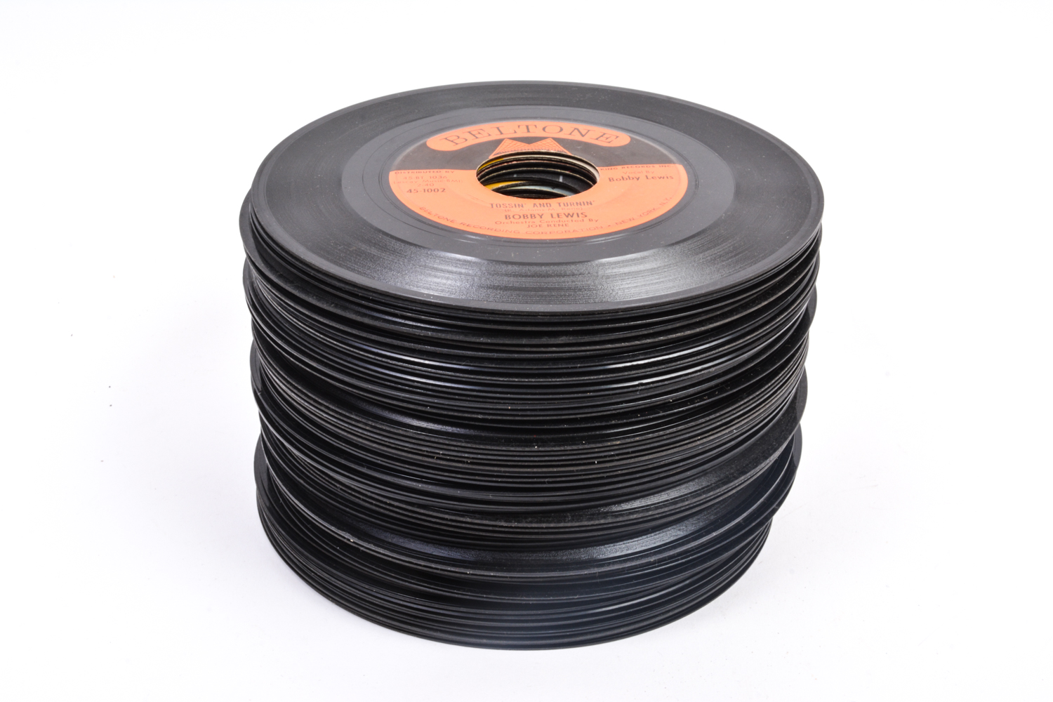 Masterwork Record Player and 45 rpm Records