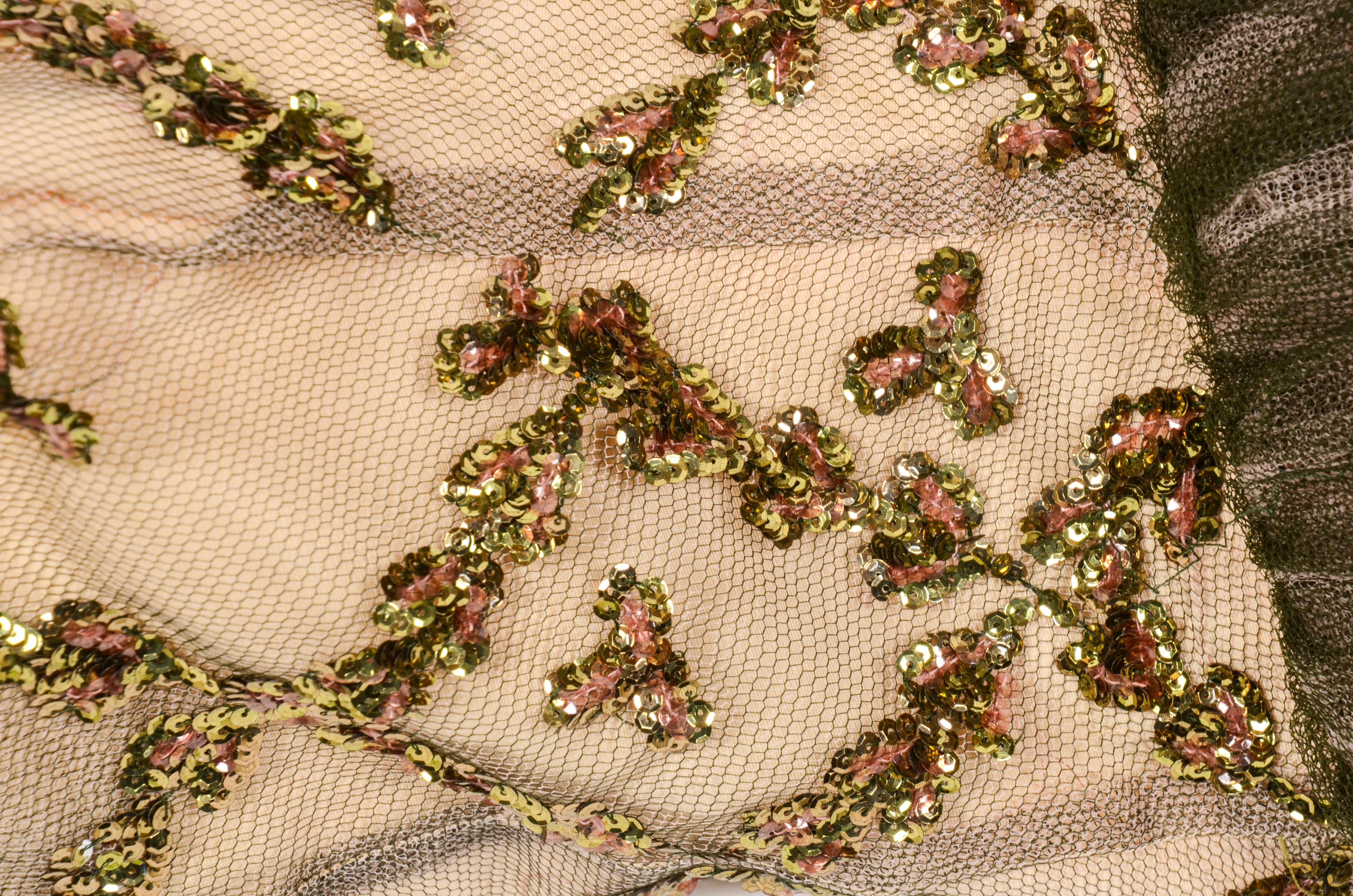 Circa 1950 Strapless Prom Dress