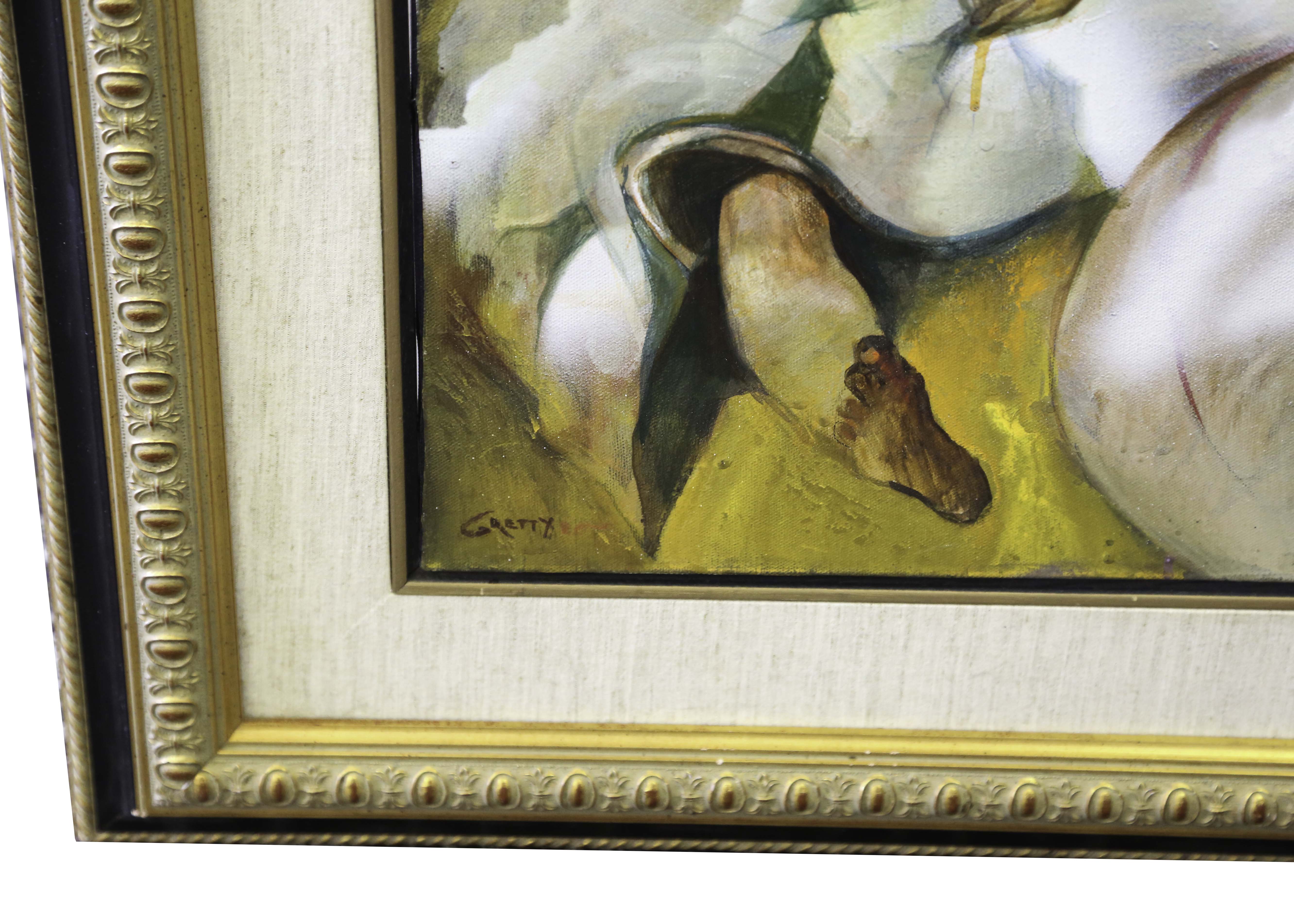 Gretty Rubinstein Summer Original Oil on Canvas "A Question of Balance"