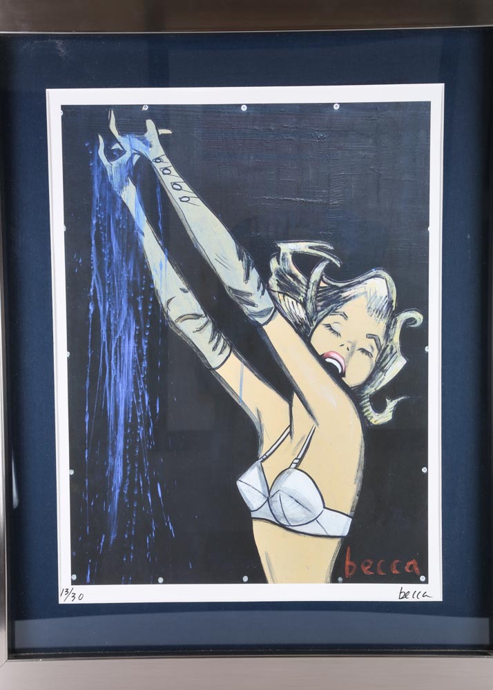 Becca Limited Edition Archival Giclee "Blue Streak"