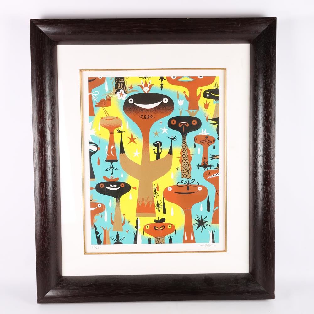 Tim Biskup Limited Edition Serigraph "Ghonner Group"