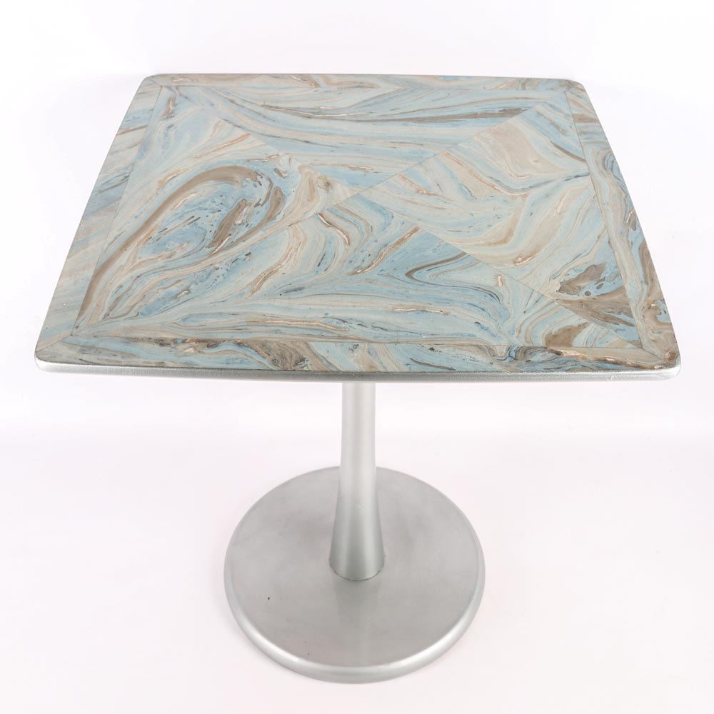 Modernist Style Pedestal Side Table