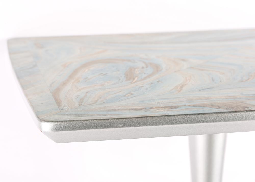 Modernist Style Pedestal Side Table