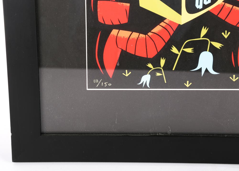 Tim Biskup Limited Edition Screenprint "Deathbat Axe"