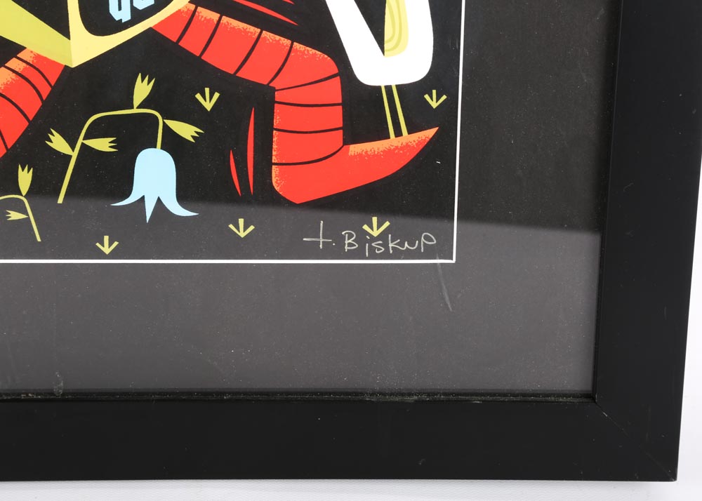 Tim Biskup Limited Edition Screenprint "Deathbat Axe"