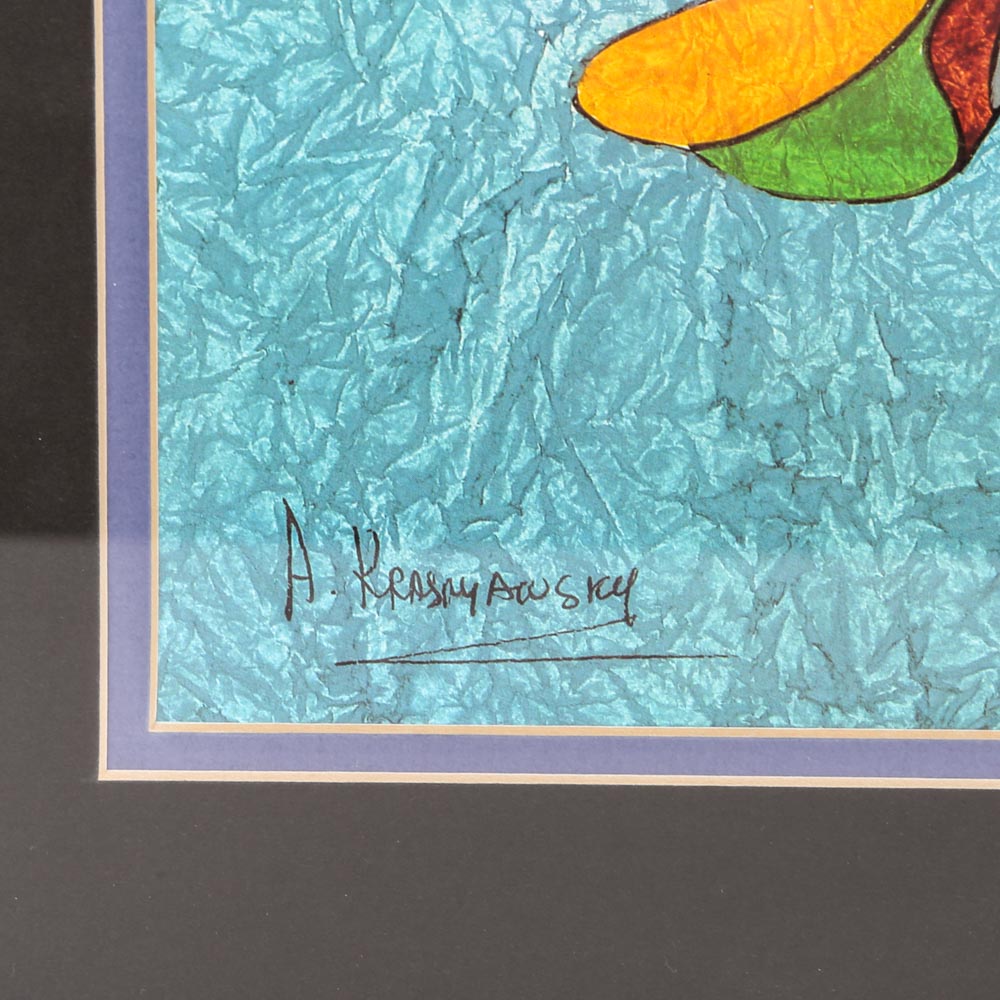 Anatole Krasnyansky Limited Edition Lithograph "Love is in the Air"