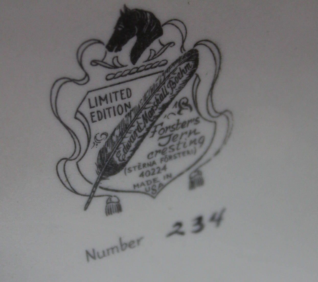 Boehm Limited Edition Bisque Porcelain Bird "Forster's Tern Cresting"