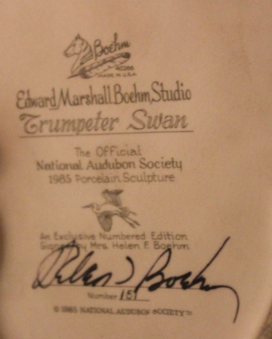 Boehm Limited Edition Figurine "Trumpeter Swan"