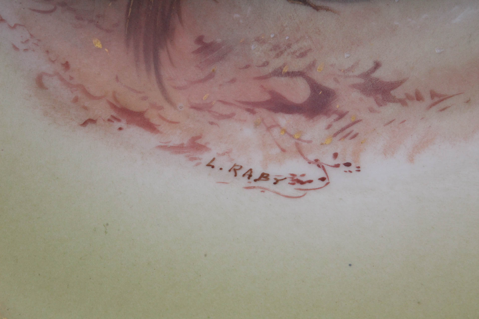 Vintage William Guerin & Co. Limoges China Plates With Hand-Painted Bird Designs