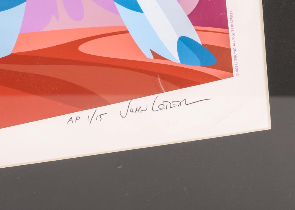 John Loter Limited Edition Artist Proof Giclee "Astrogirl"