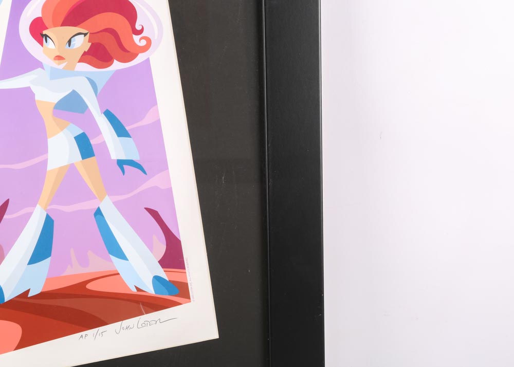 John Loter Limited Edition Artist Proof Giclee "Astrogirl"