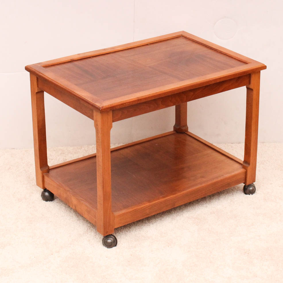 Vintage Rolling Side Table