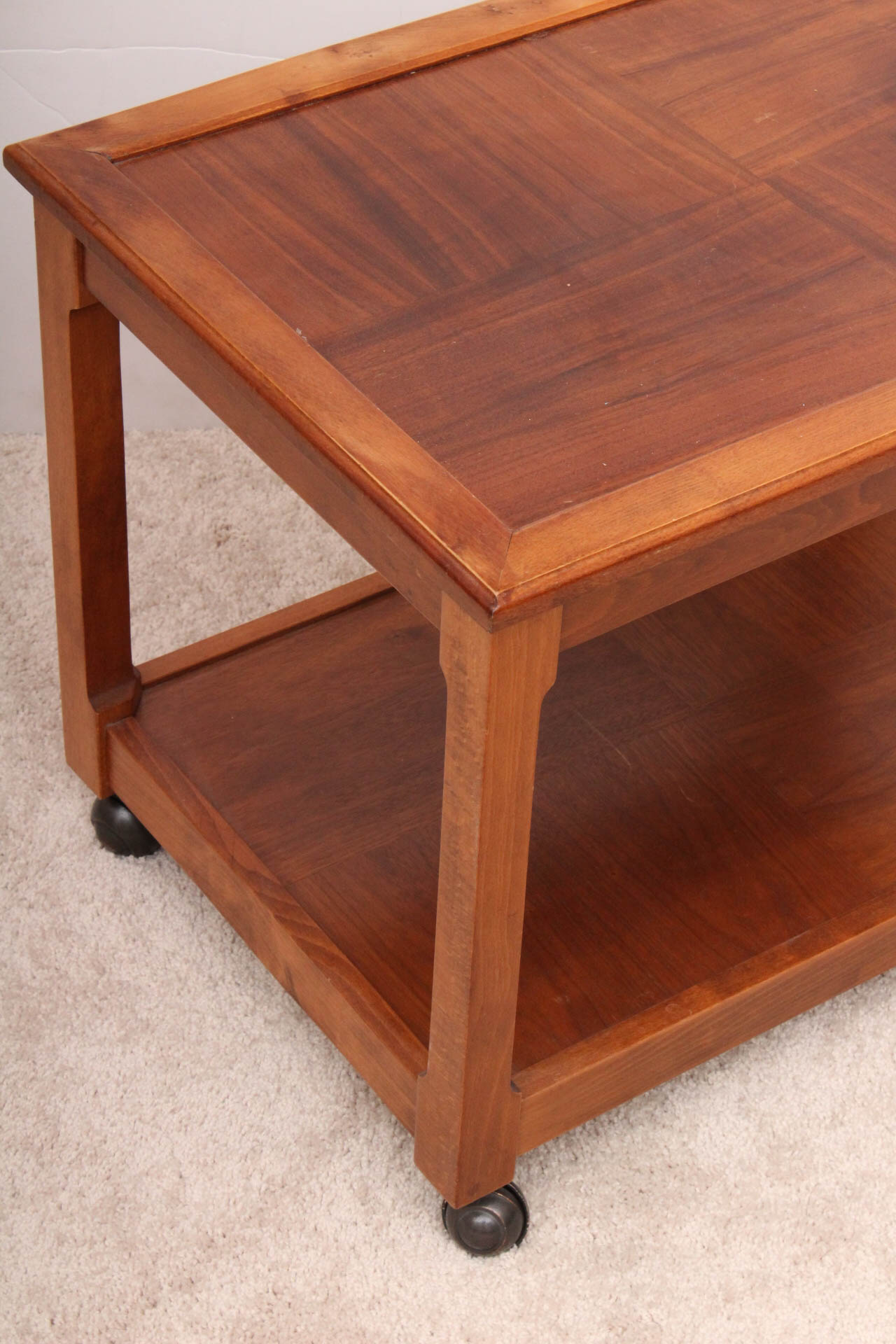 Vintage Rolling Side Table