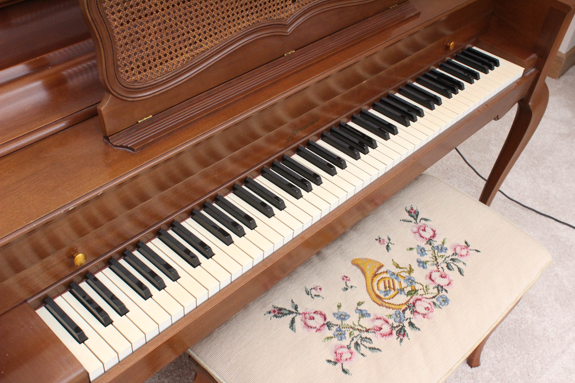 1960s Baldwin Acrosonic Spinet Piano