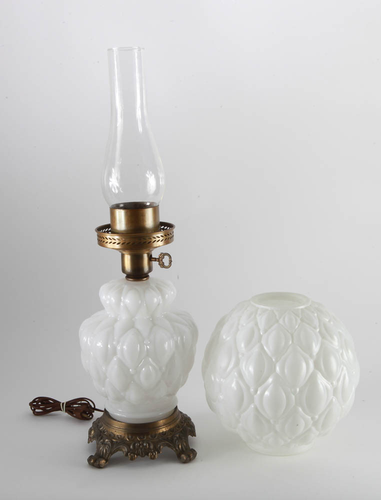 Vintage Converted Oil Lamp