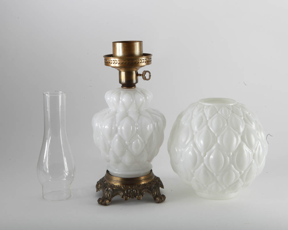 Vintage Converted Oil Lamp