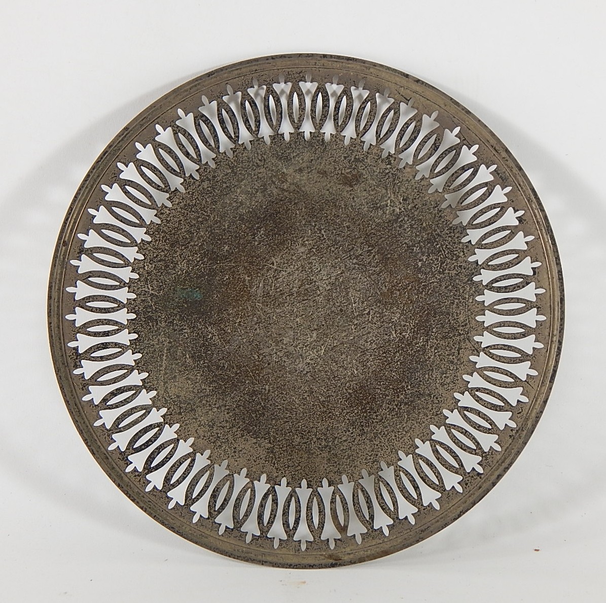 Webster Company Sterling Silver Reticulated Cake Plate