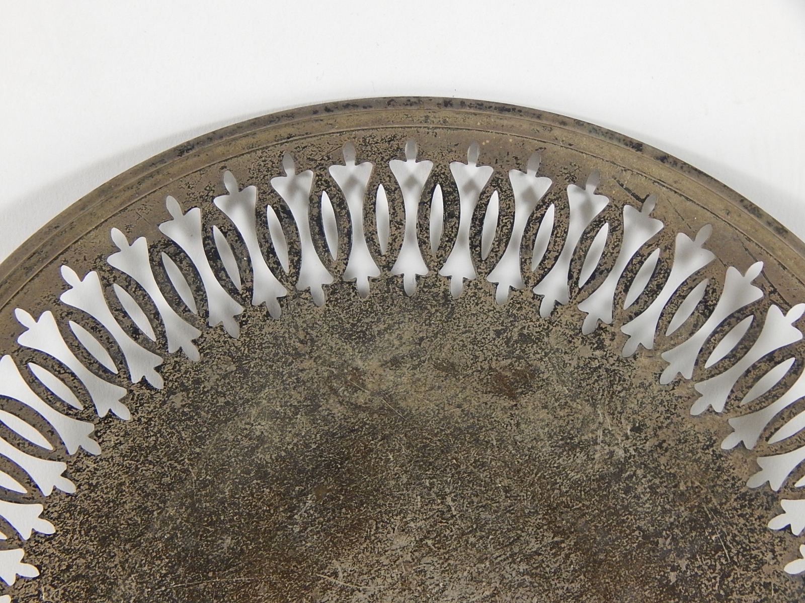 Webster Company Sterling Silver Reticulated Cake Plate