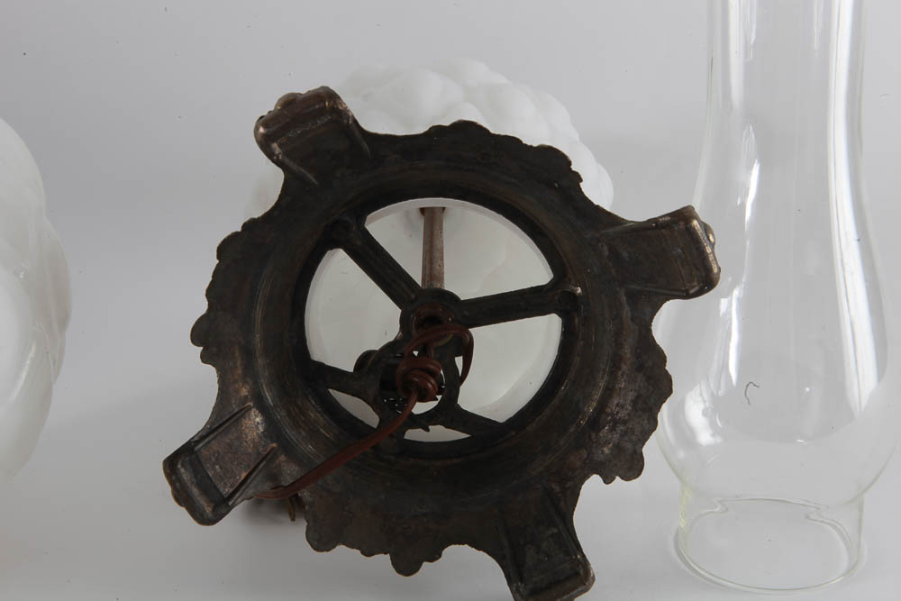 Vintage Converted Oil Lamp