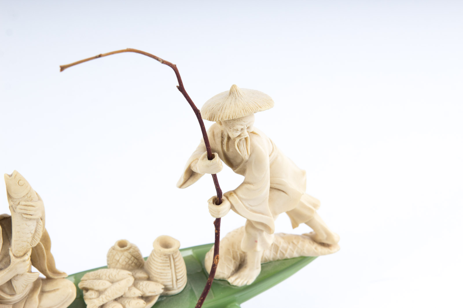 Decorative Chinese Fishermen Statue