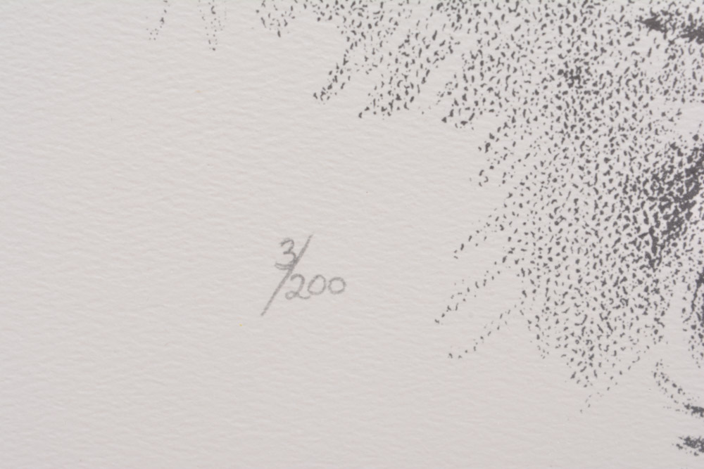 Giclee After Victor Albert Drawing of a Praying Girl