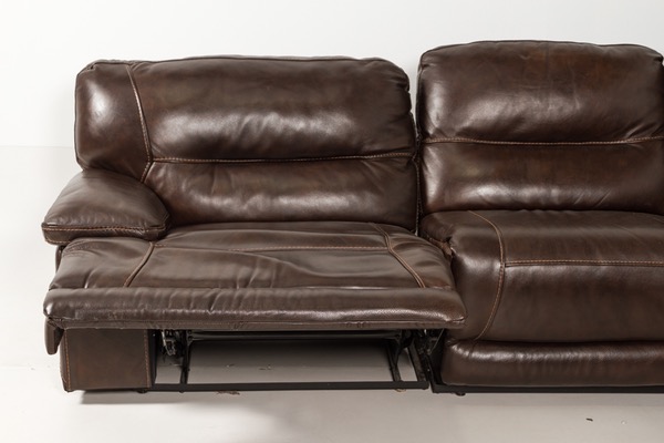 Contemporary Leather Sectional Sofa by Cheers