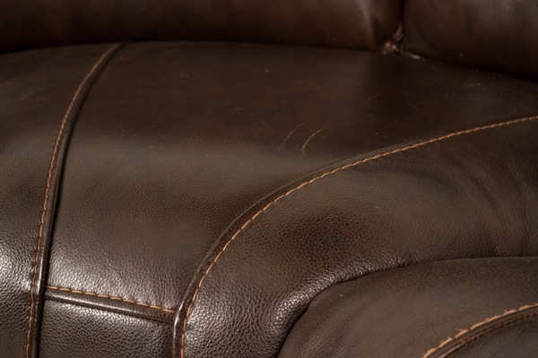 Contemporary Leather Sectional Sofa by Cheers