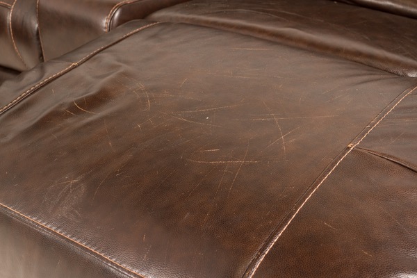 Contemporary Leather Sectional Sofa by Cheers